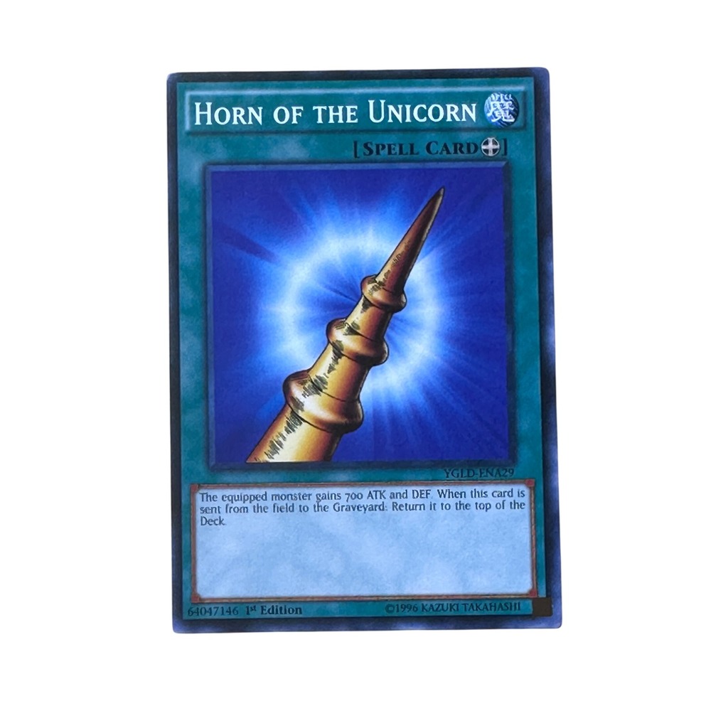 Yu-Gi-Oh! Trading Card Game Horn of the Unicorn YGLD-ENA29 1st‎ Edition Common
